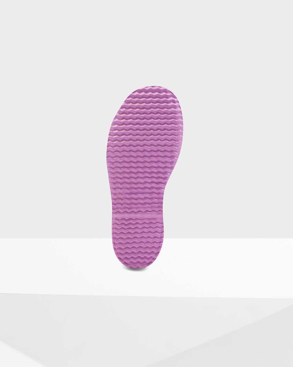 Hunter Original First Classic Grab Handle Kids Rain Boots NZ-72430L Lilac